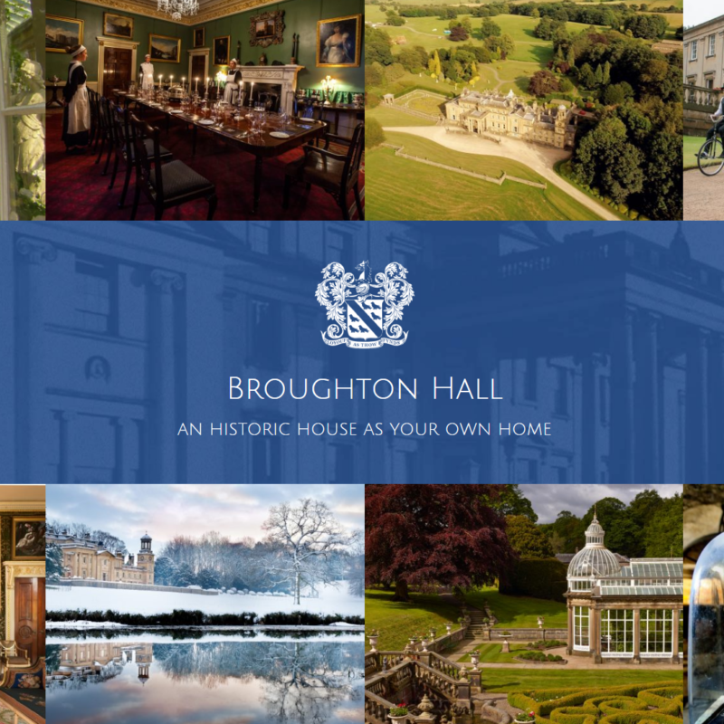Broughton Hall website