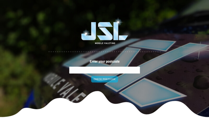 jsl valeting homepage july 2021