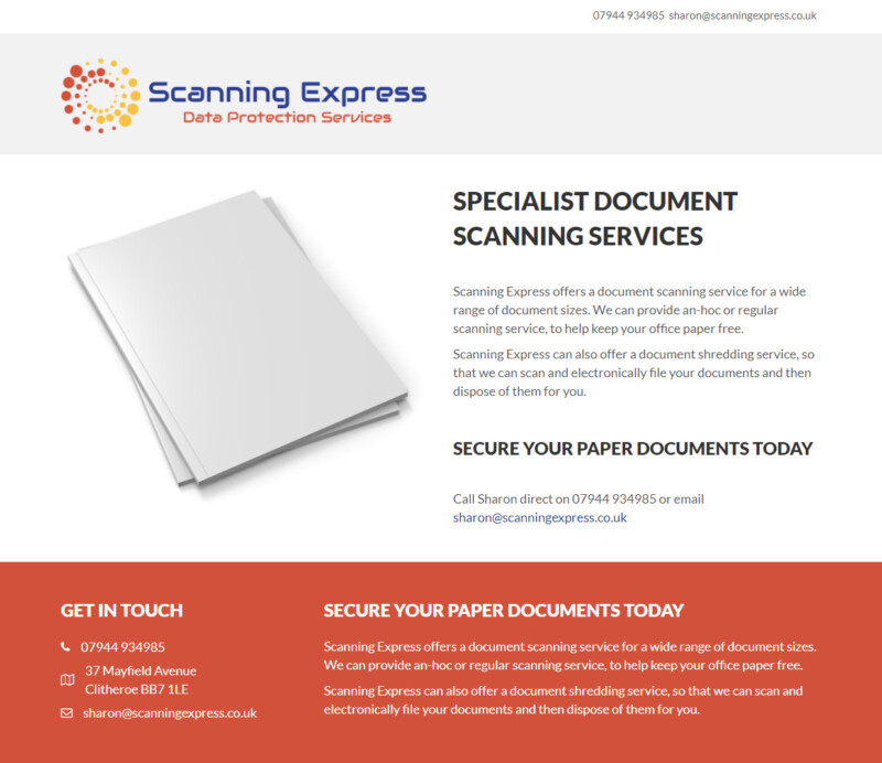 scanning express homepage 2018