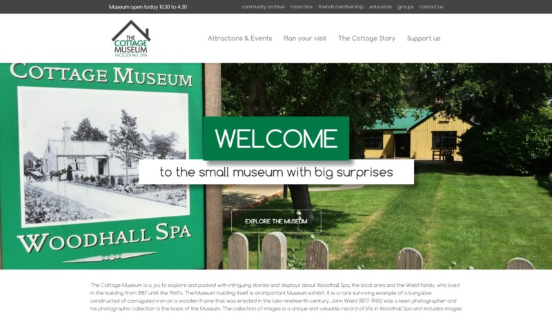 Cottage Museum website