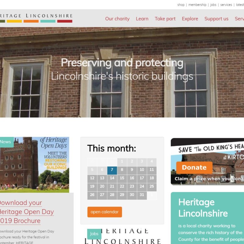 Heritage Lincolnshire website